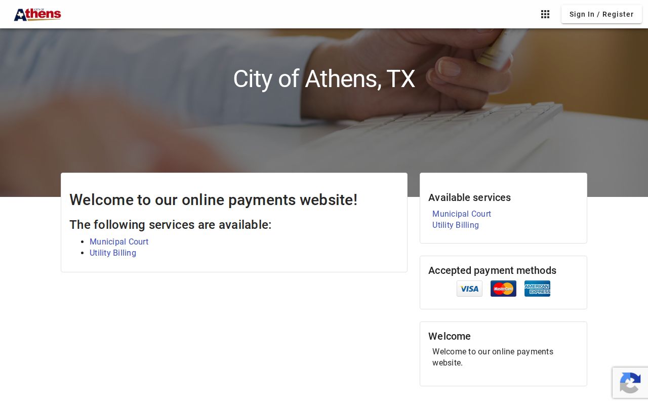 Athens court docket municipal payment landing